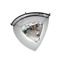 80cm 90 Degree Indoor Security Convex Mirror quarter Dome Mirror with PMMA 2.0mm Lens